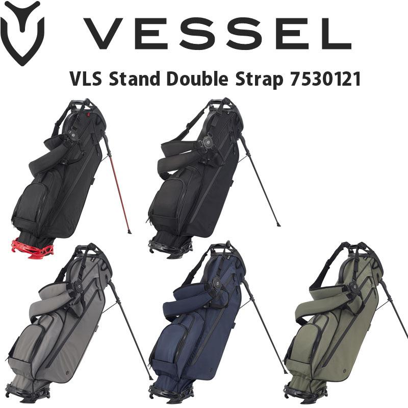 ベゼル VLS スタンドバッグ 7530121 ダブルストラップタイプ 2023継続モデル 日本正規代理店品 7.5型 4分割 軽量 キャディバッグ VESSEL STAND BAG 22sp