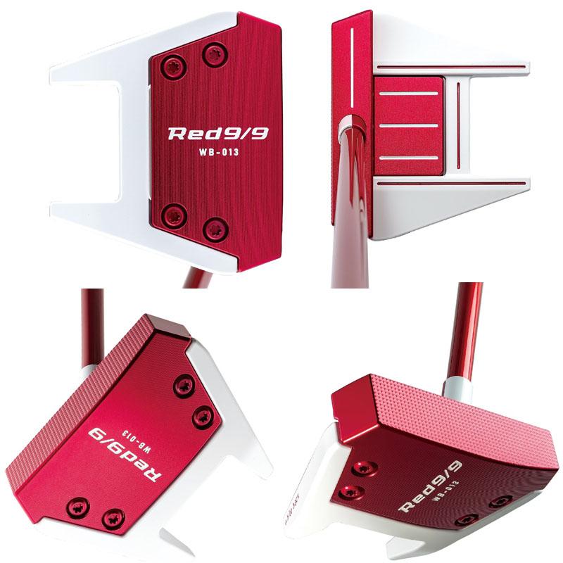 キャスコ Red 9/9 ホワイトバック ホーン パター WB-013 日本製 34インチ レッドキューキュー ゴルフ 赤 Kasco GOLF White back HORN HEAD Putter 23at｜machinogolfyasan｜02