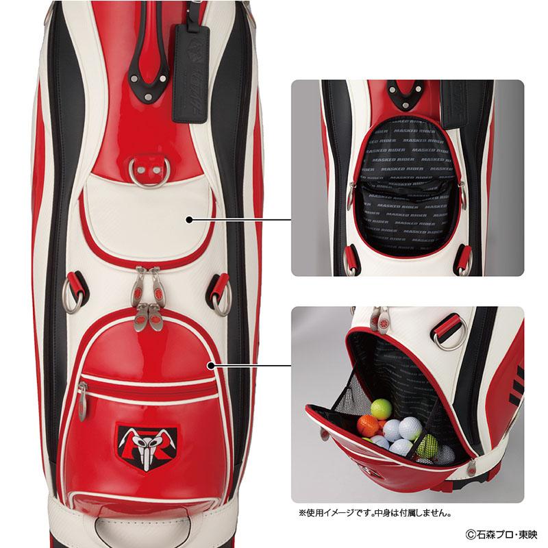 【新品未使用】仮面ライダー キャディバッグ（激レア・保存状態良好） 仮面ライダー キャディバッグ サイクロンモデル(復刻) 9.5型 4.9kg