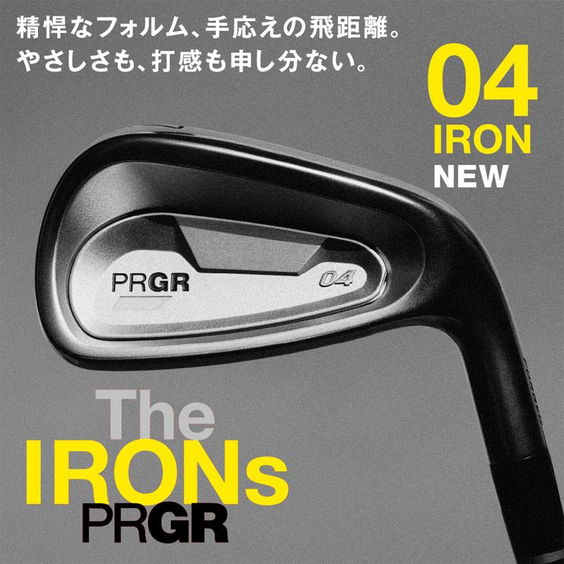 プロギア IRONs 04 新 ゼロヨン アイアン 5本組セット#7,8,9,Pw,Aw MCI FOR PRGRカーボンシャフト 2024年 メンズ 男性用 アイアンセット NEW IRON GSO-CB 24atの画像