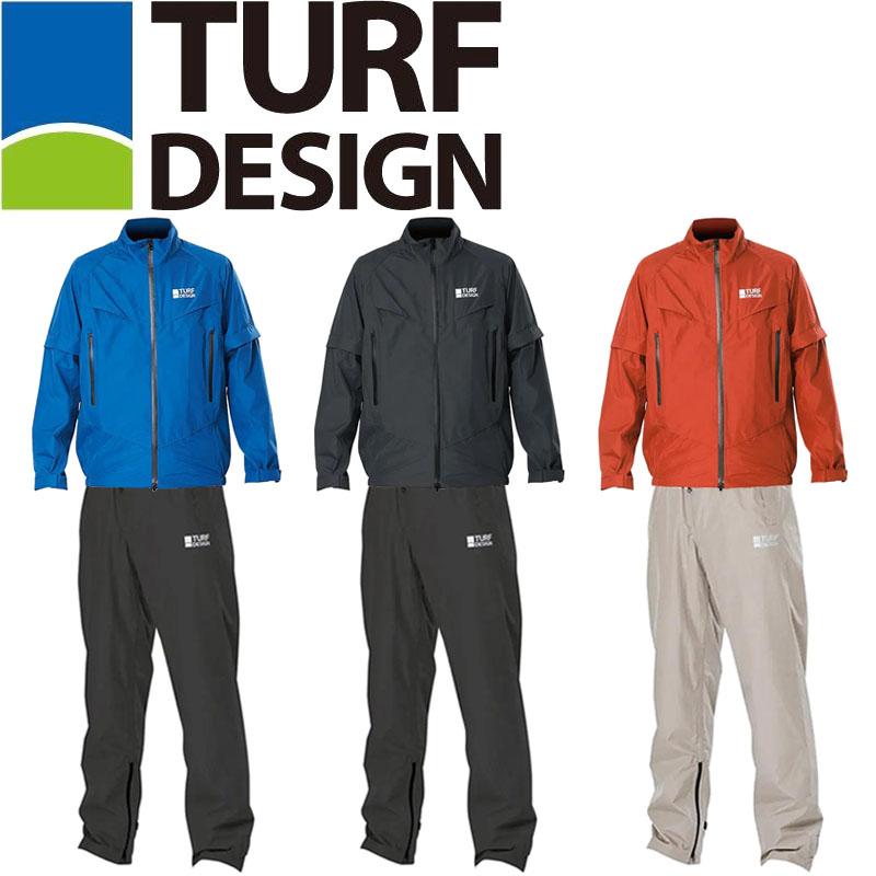 TURF DESIGN 【レインウェア上下セット】 ターフデザイン ゴルフ
