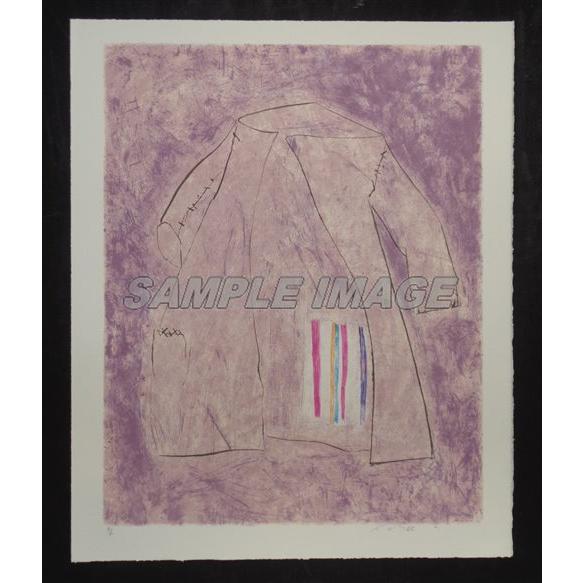 脇田和「外衣」（南天子画廊創立20周年記念版画集より）（版画）【額縁