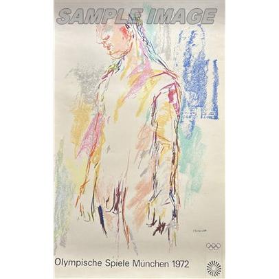 オスカー・ココシュカ「ミュンヘンオリンピックポスター(Oskar