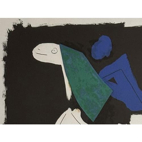 Marino Marini マリノ・マリーニ リトグラフ 馬と人物 額装 Marino
