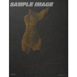 ポール・ヴンダーリッヒ「Goldener Torso mit 1 Flugel」（版画）【額縁無し】[A050019]Paul Wunderlich