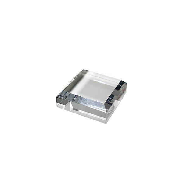 アクリルブロック 高級 面取り SLOPE W30x30xH10mm 3枚 アクリルブロック 高級 面取り SLOPE W30x30xH10mm 3枚