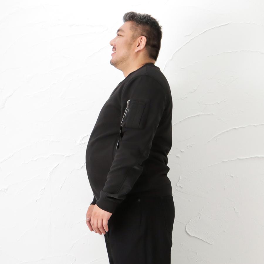 mossimo（モッシモ） [大きいサイズ] ブルゾン メンズ ストレッチ 梨地 