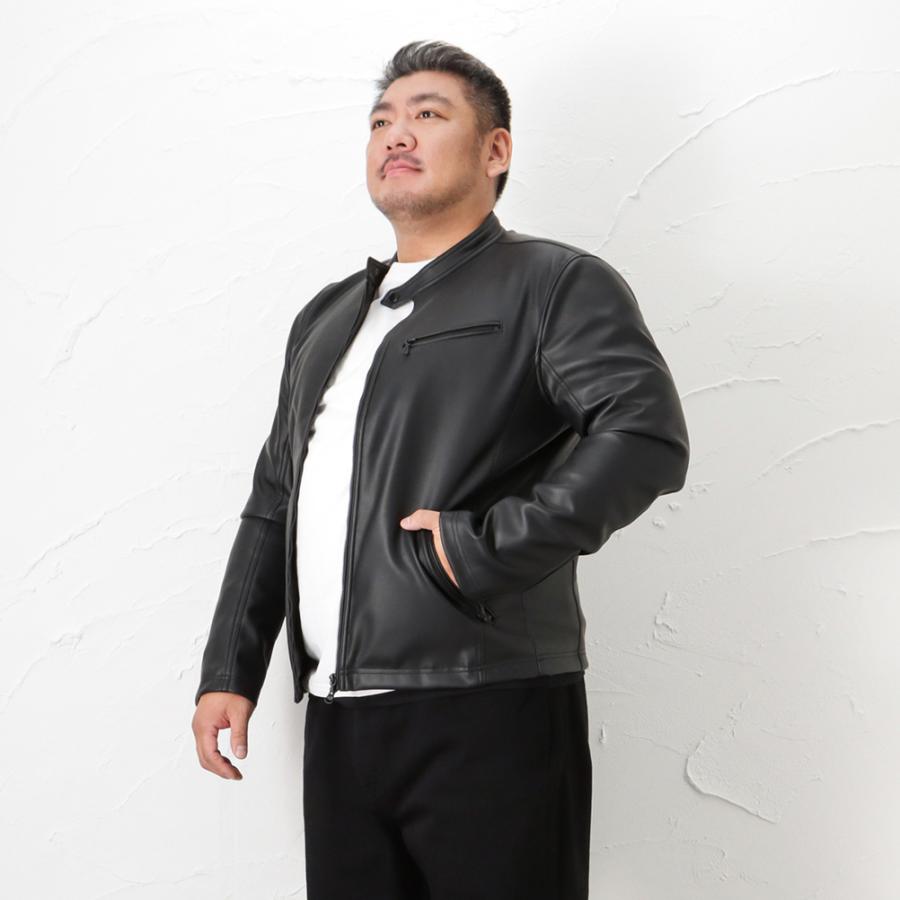 mossimo（モッシモ） [大きいサイズ] ライダースジャケット シングル