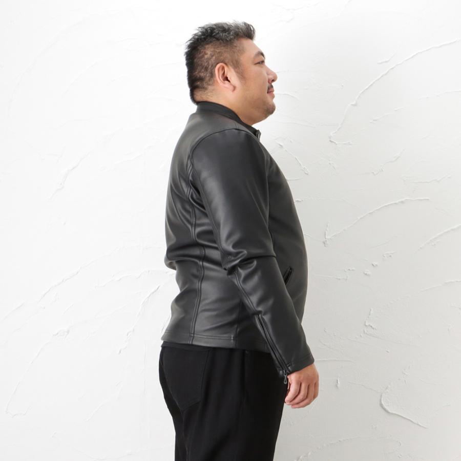 mossimo（モッシモ） [大きいサイズ] ライダースジャケット シングル 