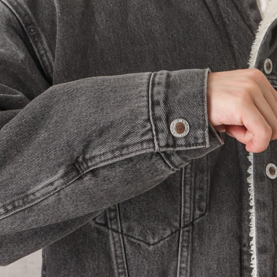 Levi's（リーバイス） デニムジャケット 綿100％ メンズ 裏ボア 長袖