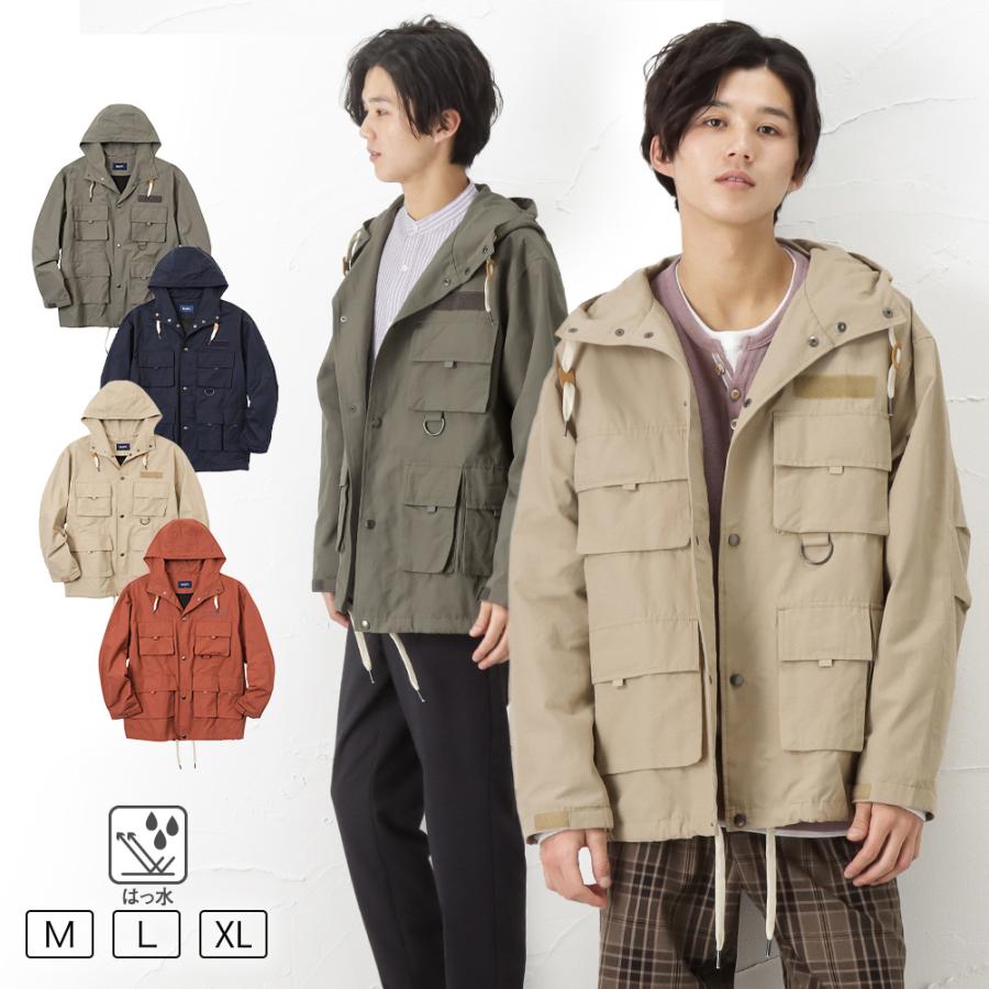 L相当　Nigel Cabourn マウンテンパーカー　マルチポケット　カーキ 2.5LAYER ファッション L相当 Nigel Cabourn マウンテンパーカー