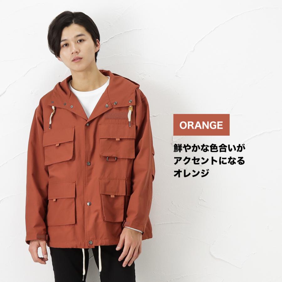 NAVY マウンテンパーカー パーカー ジップアップ メンズ マルチ