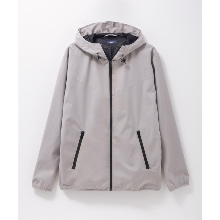 NAVY アウター パーカー ジャケット メンズ 撥水 防風 ストレッチ 裏