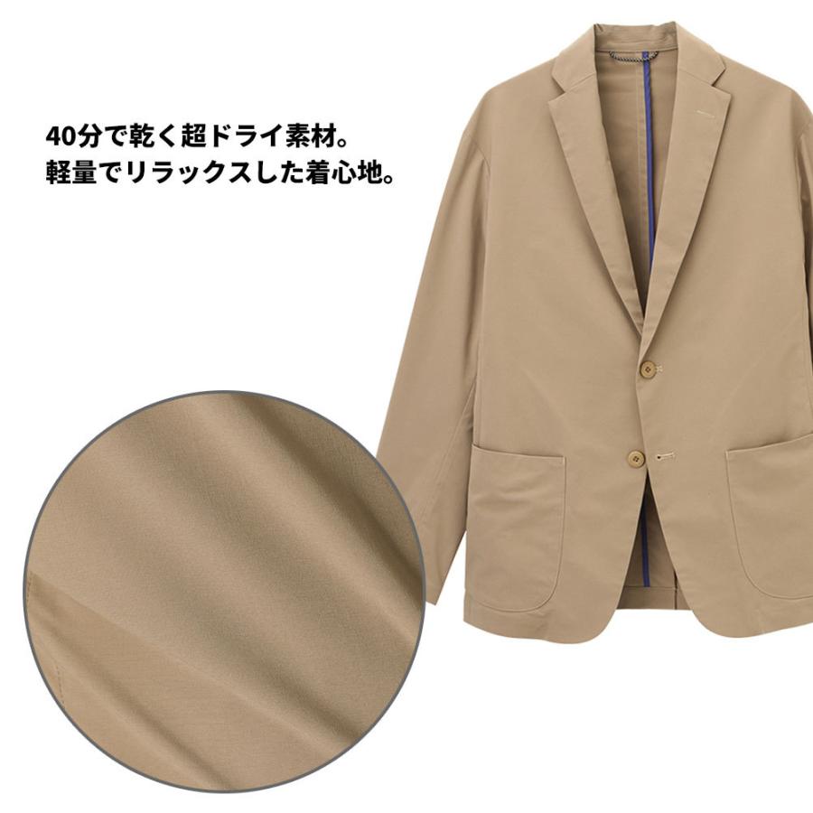 新品未使用✨Lサイズ NEUTRALWORKS テーラードジャケット ストレッチ NAVY テーラードジャケット メンズ ストレッチ 速乾 ドロップ