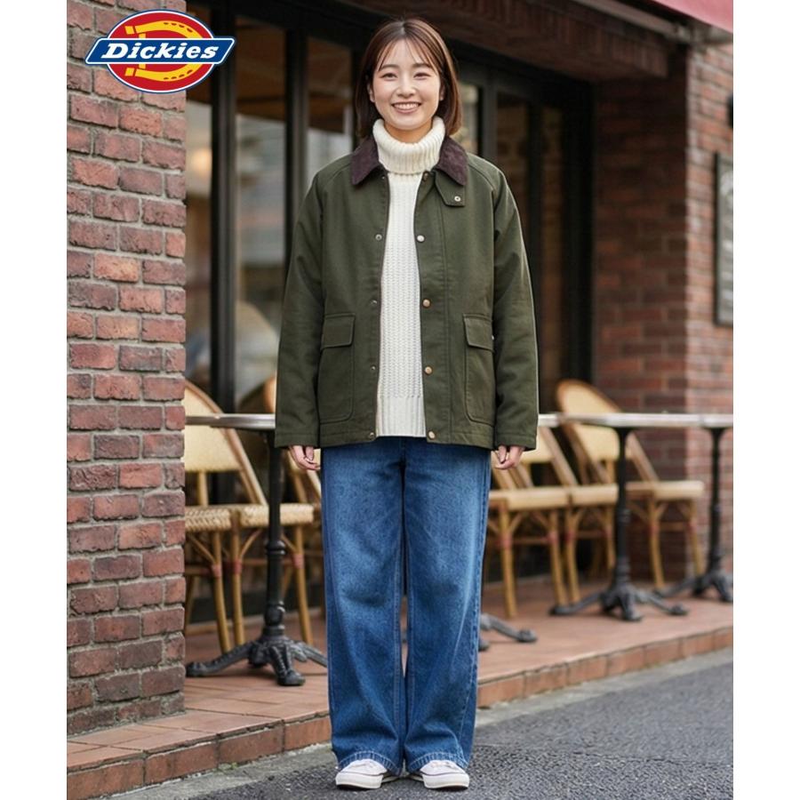 Dickies オリーブ コットンジャケット Dickies（ディッキーズ） ワークジャケット メンズ 綿100％ コットン