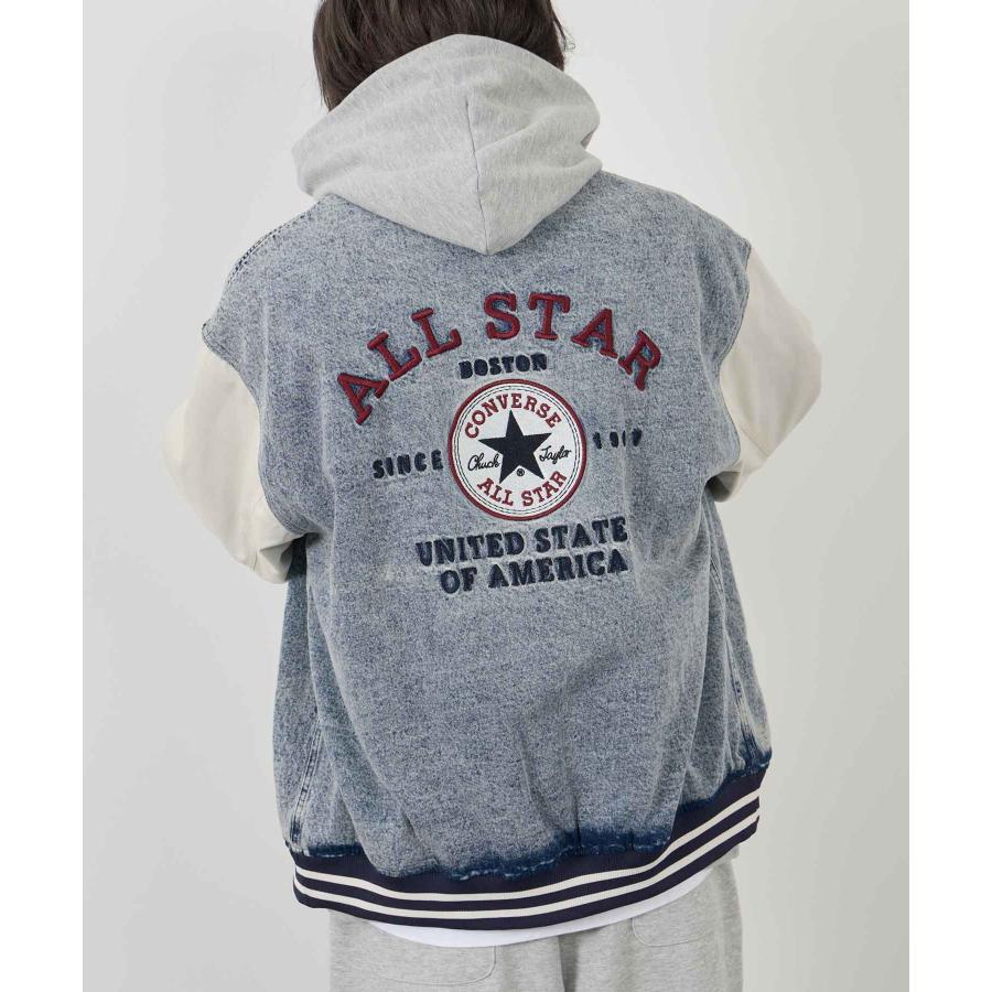 CONVERSE（コンバース） スタジャン メンズ 綿100％ コットン ケミカル