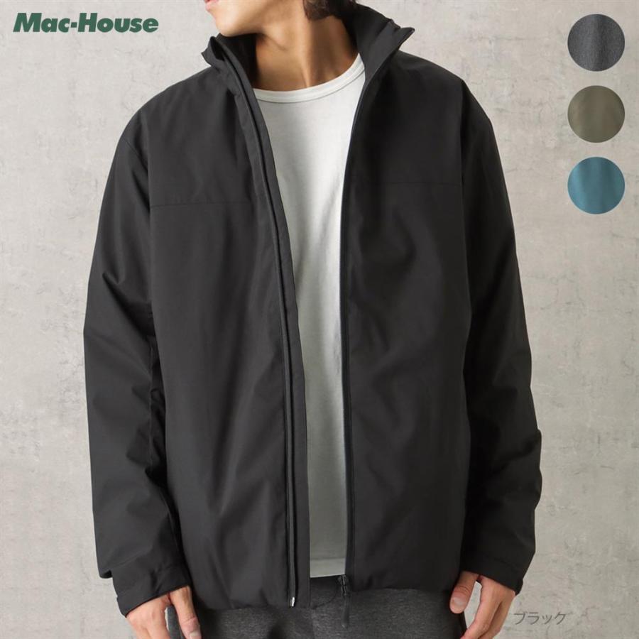 NAVY 中綿ジャケット メンズ ストレッチ 撥水 防風 保温 ドライ 高機能