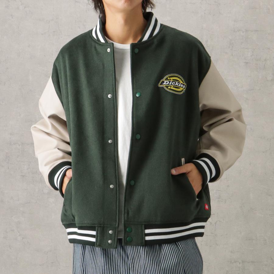Dickies ディッキーズ スタジャン メンズ バック刺繍 ワッペン Dickies ディッキーズ スタジャン メンズ バック刺繍 ワッペン