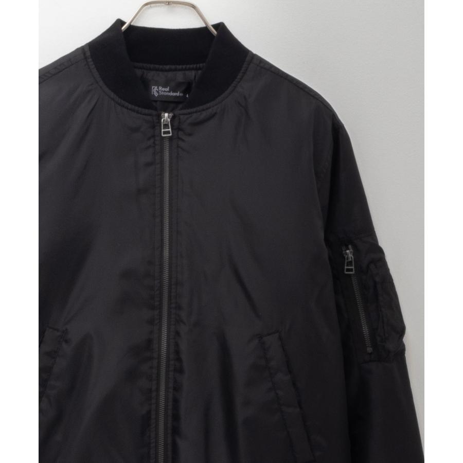 MA-1 フライトジャケット メンズ はっ水 袖リブ ポケット ブルゾン