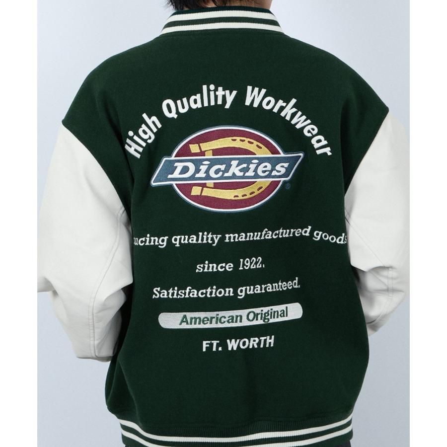 Dickies（ディッキーズ） スタジャン メンズ 異素材 配色切替 ポケット 
