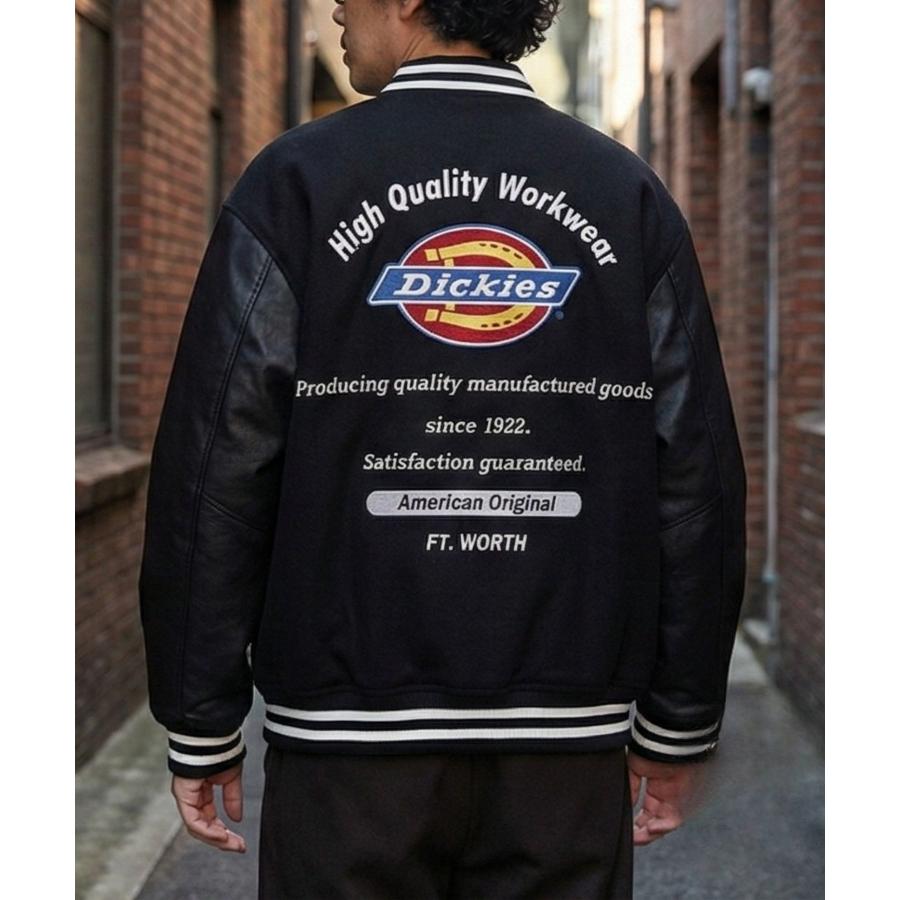 Dickies（ディッキーズ） スタジャン メンズ 異素材 配色切替 ポケット