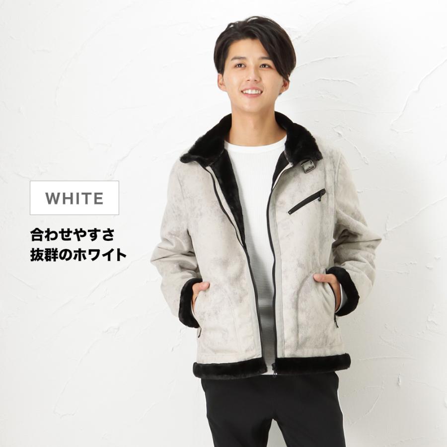 mossimo（モッシモ） ブルゾン ムートン メンズ ポリスエード ポリ
