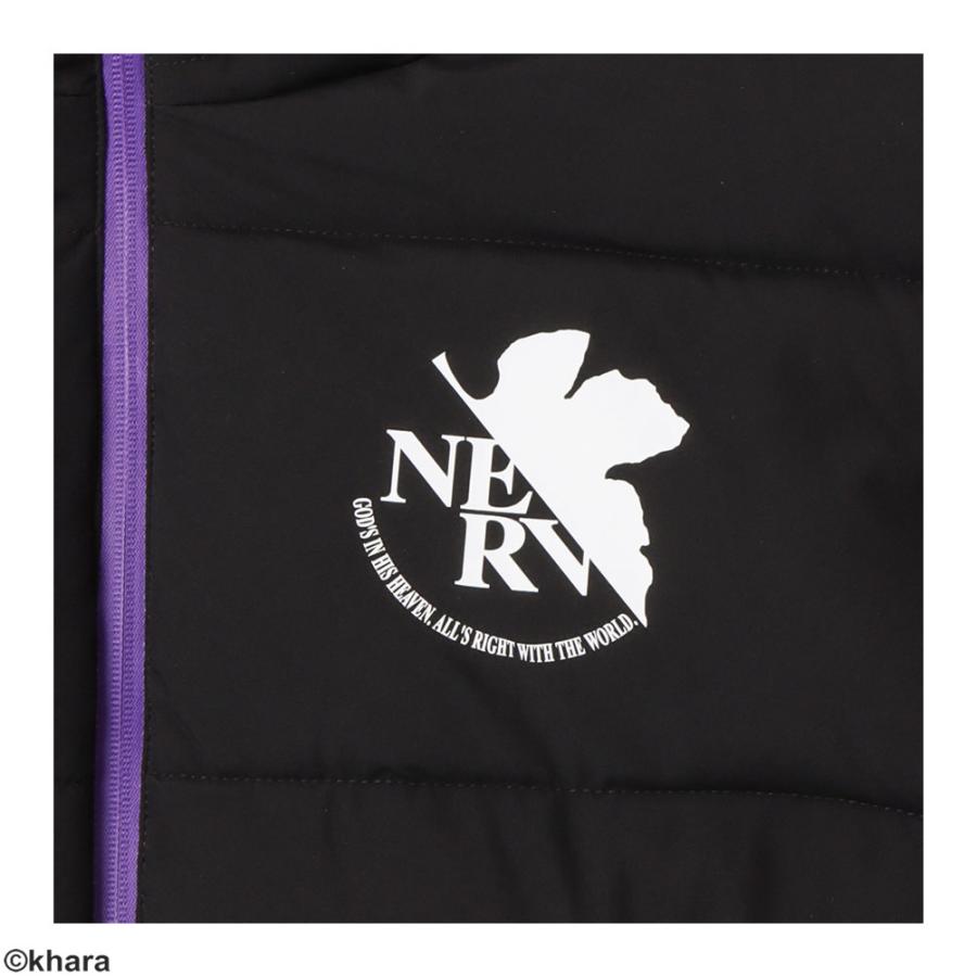 EVANGELION エヴァンゲリオン 中綿ジャケット メンズ 防風 撥水 EVANGELION エヴァンゲリオン 中綿ジャケット メンズ 防風 撥水