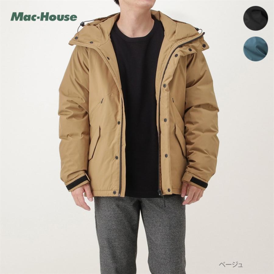 中綿ジャケット ダウンジャケット 中綿 ダウンパーカー メンズ パーカー アウター 撥水 防風 暖かい Mac House マックハウス 通販 Paypayモール