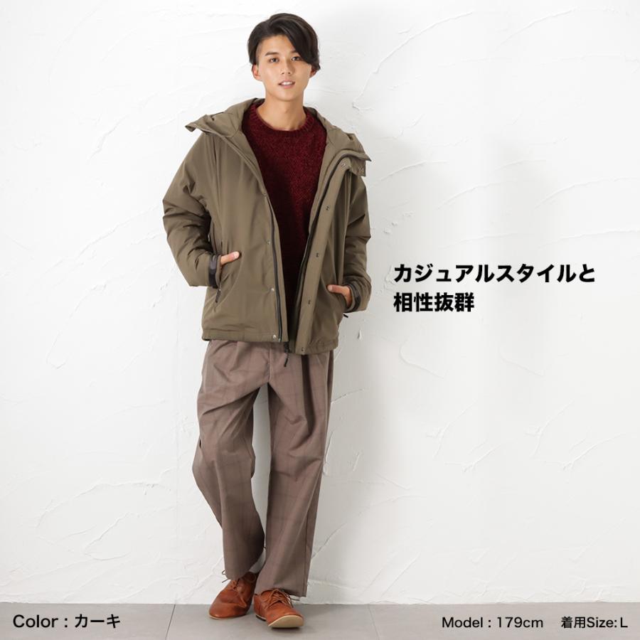NAVY（ファッション） ダウンジャケット メンズ パーカー 撥水 防風
