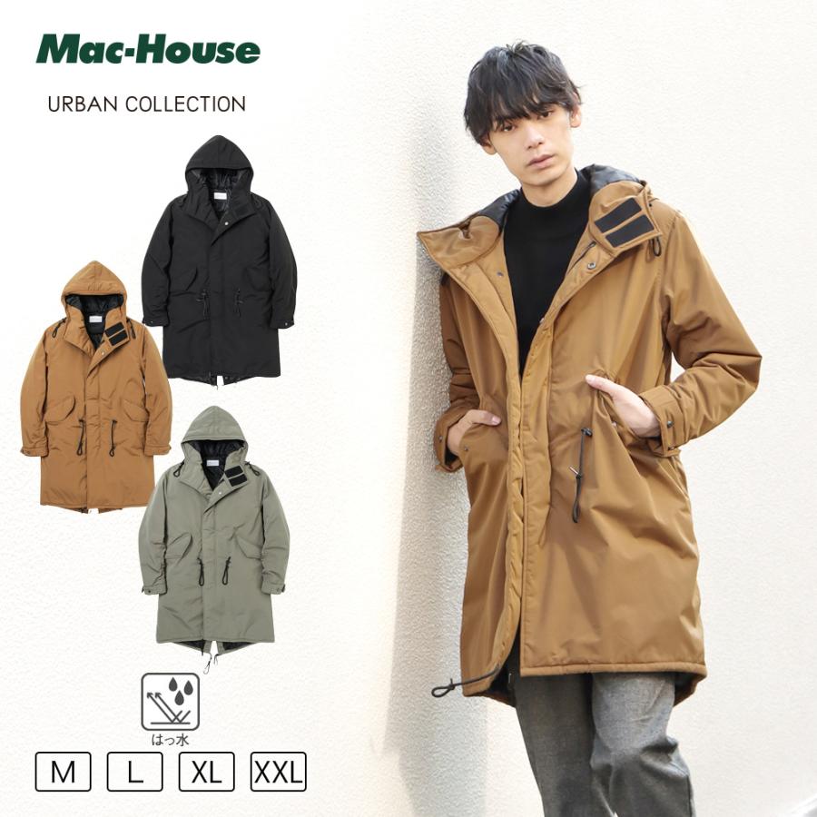 モッズコート ミリタリーコート コート 中綿ジャケット メンズ ロングコート ジャケット アウター 中綿 撥水 Mac House マックハウス 通販 Paypayモール