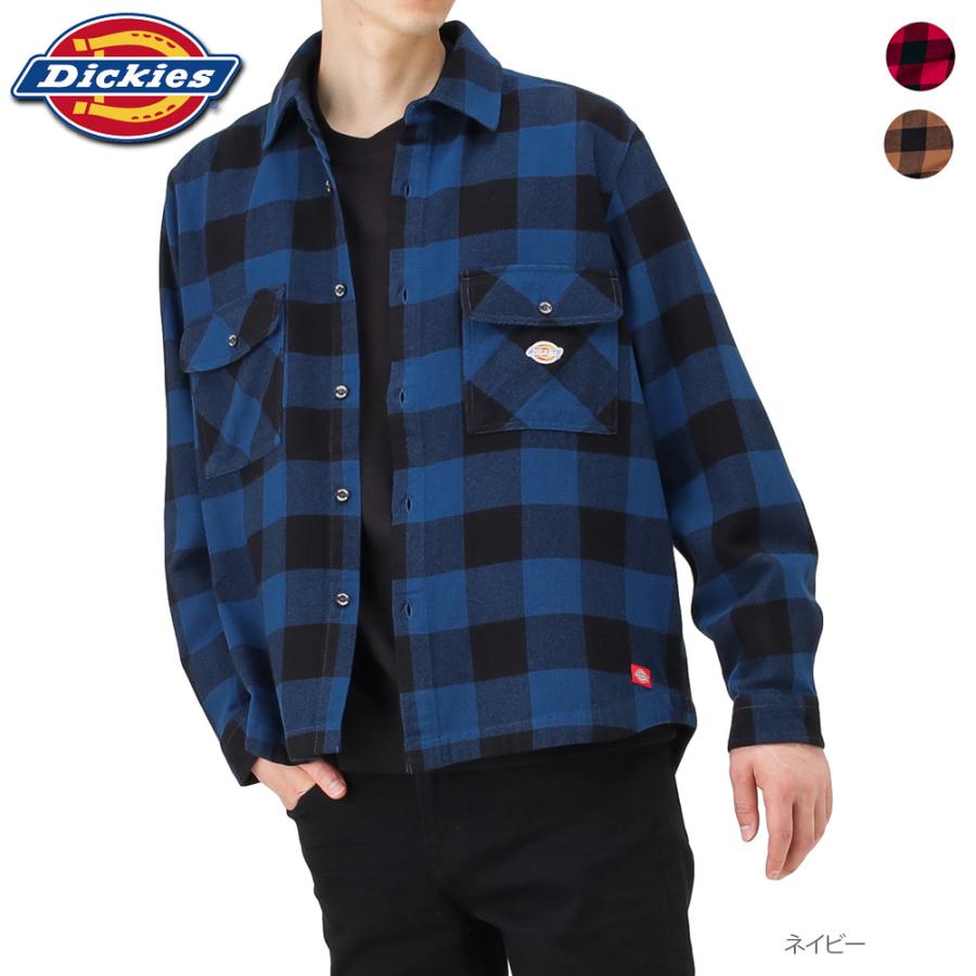 Dickies ディッキーズ シャツ 長袖 ワークシャツ カジュアルシャツ メンズ チェック ブランドロゴ 綿100 Mac House マックハウス 通販 Paypayモール