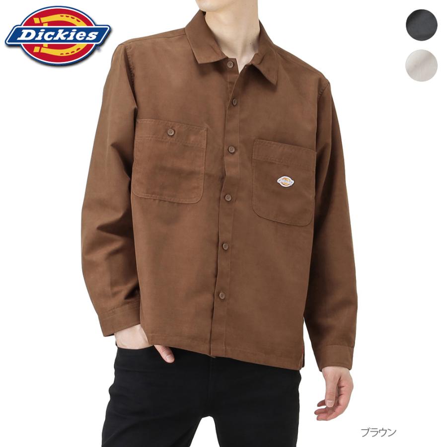 Dickies ディッキーズ シャツ 長袖 ワークシャツ カジュアルシャツ メンズ スウェード ブランドロゴ Mac House マックハウス 通販 Paypayモール