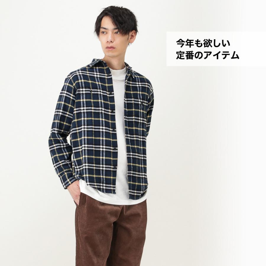 長袖シャツ フランネルシャツ ネルシャツ レギュラーシャツ メンズ チェック シャツ 長袖 綿100 Mac House マックハウス 通販 Paypayモール