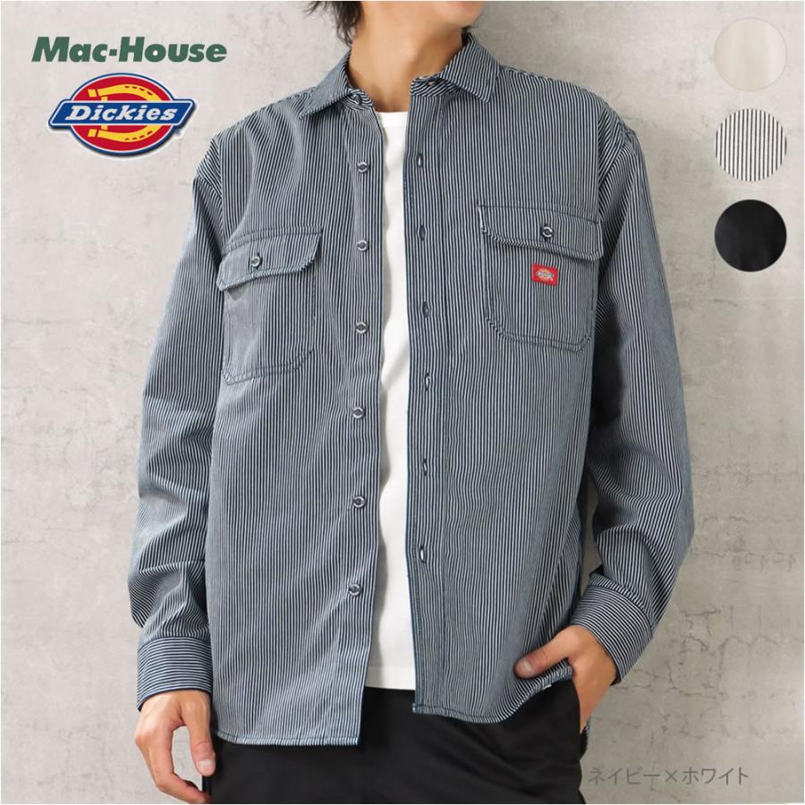 Dickies（ディッキーズ） 長袖シャツ メンズ ツイル レギュラーカラー