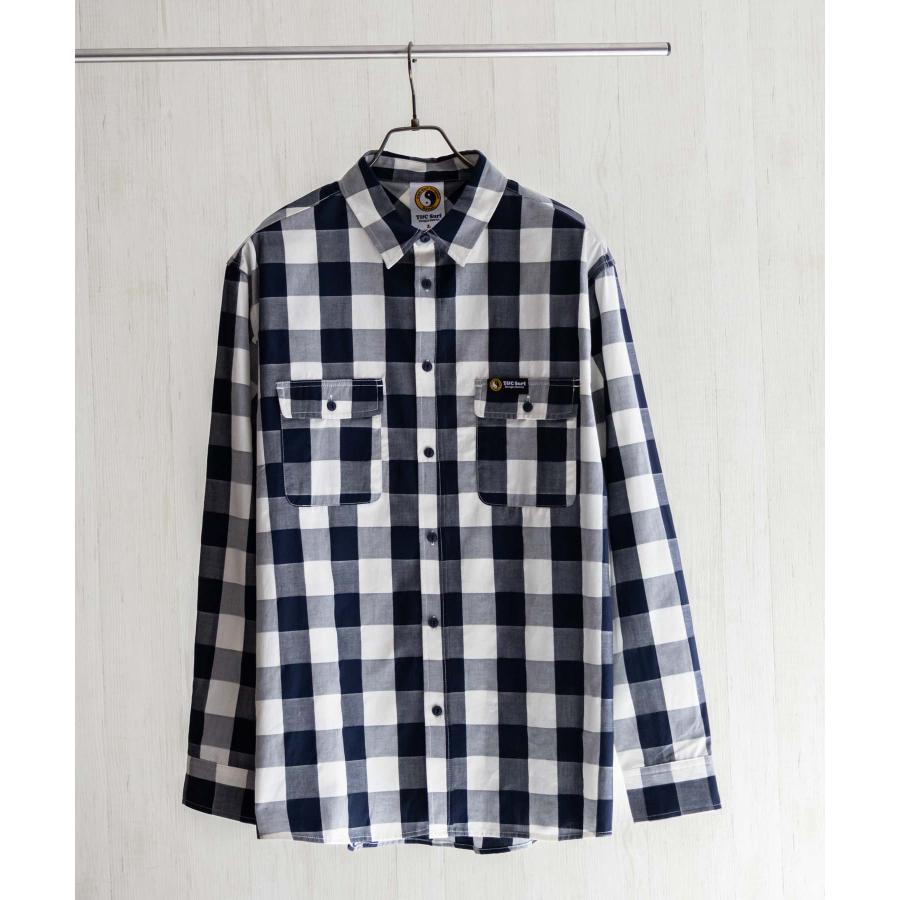T&C Surf Designs オンブレ チェック ネルシャツ ブルー L T&C Surf Designs オンブレ チェック ネルシャツ ブルー L T&C Surf