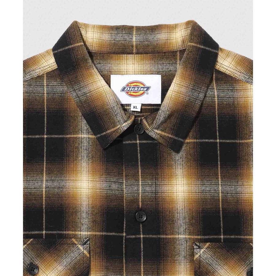 Dickies（ディッキーズ） シャツ メンズ 長袖 綿100％ コットン 胸