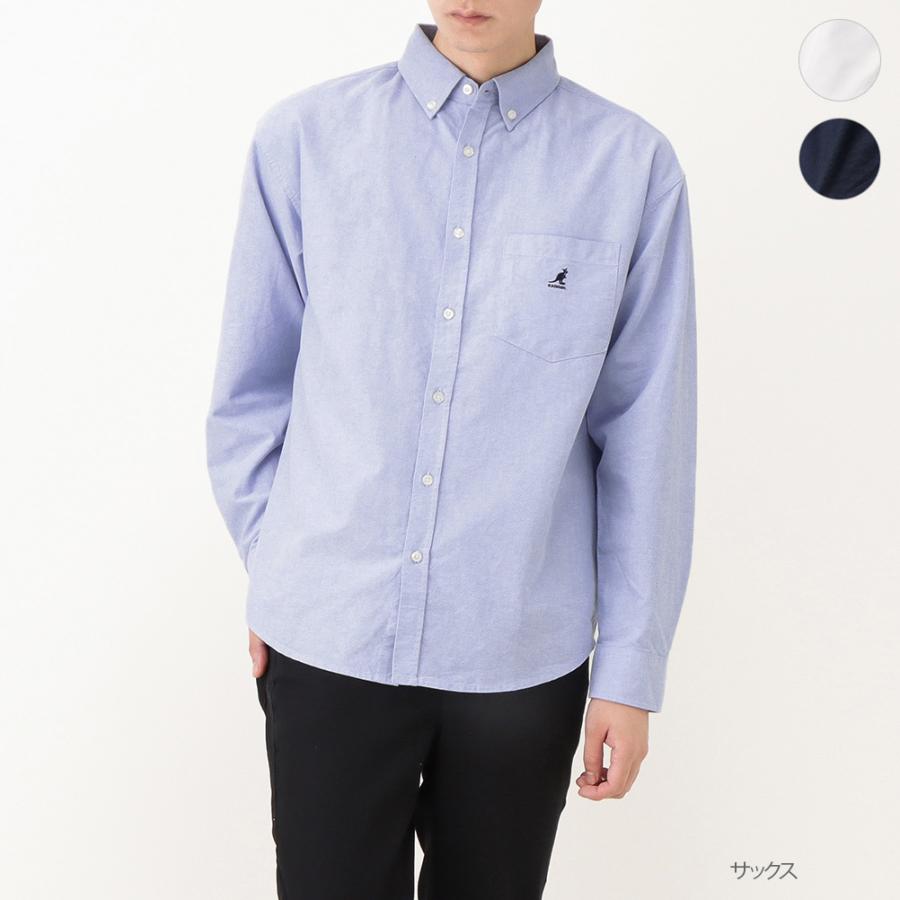 Kangol カンゴール ボタンダウンシャツ 長袖シャツ 長袖 シャツ メンズ ブランドロゴ ポケット Mac House マックハウス 通販 Paypayモール