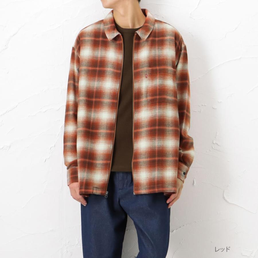 Levi's（リーバイス） シャツジャケット メンズ 綿100% 長袖 チェック