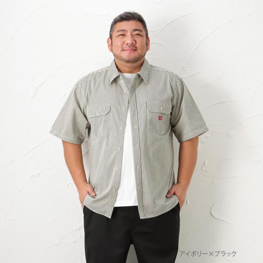 Dickies（ディッキーズ） [大きいサイズ] ワークシャツ メンズ 半袖