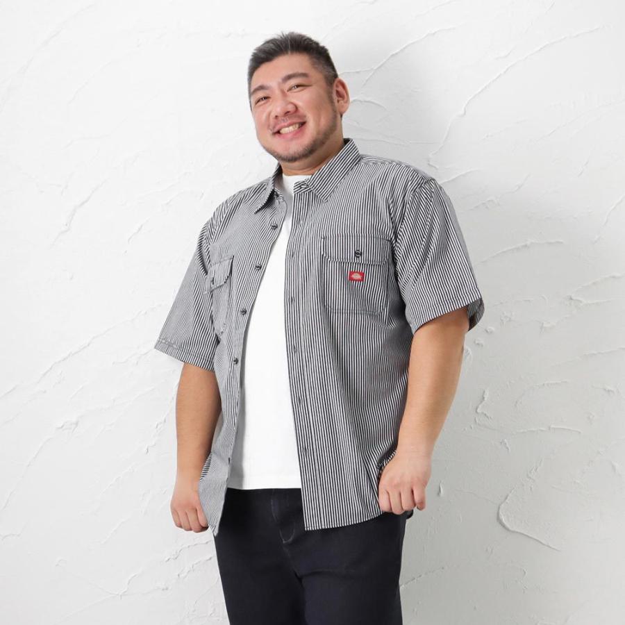Dickies（ディッキーズ） [大きいサイズ] ワークシャツ メンズ 半袖