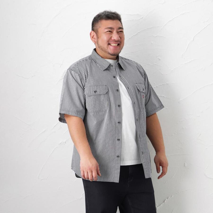 Dickies（ディッキーズ） [大きいサイズ] ワークシャツ メンズ 半袖
