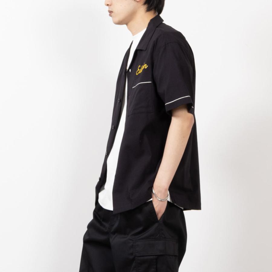 EDWIN（エドウィン） シャツ 半袖 メンズ オープンカラー カジュアル