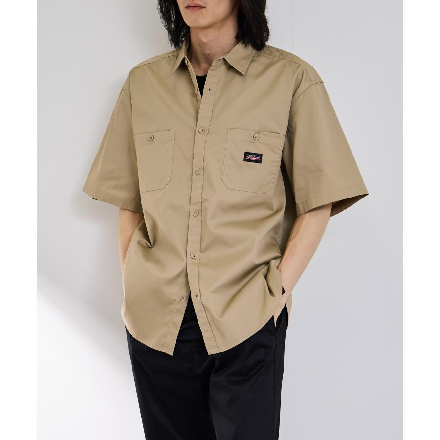 GENUINE Dickies ジェニュインディッキーズ シャツ メンズ 半袖 綿混