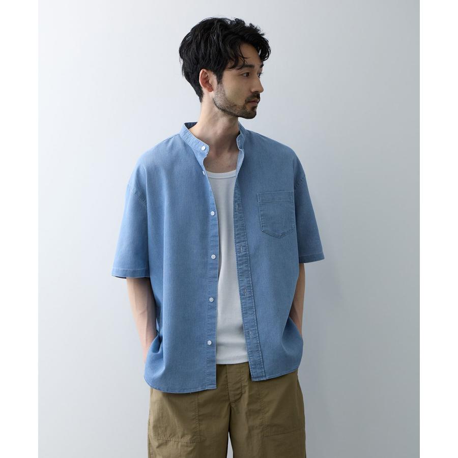 NAVY シャツ メンズ レディース 半袖 UVカット 接触冷感 軽量 ひんやり