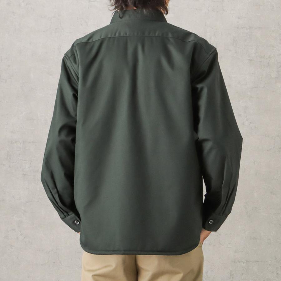 Dickies（ディッキーズ） 長袖シャツ メンズ 裏地付き ボア 暖かい 胸