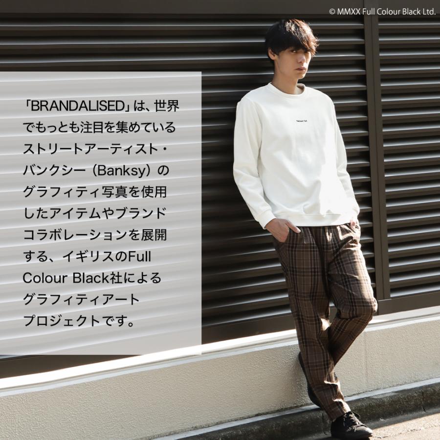 缶バッジプレゼントキャンペーン対象商品 ブランダライズド Brandalised グラフィッククルートレーナー トレーナー スウェット 長袖 プルオーバー メンズ Mac House マックハウス 通販 Paypayモール