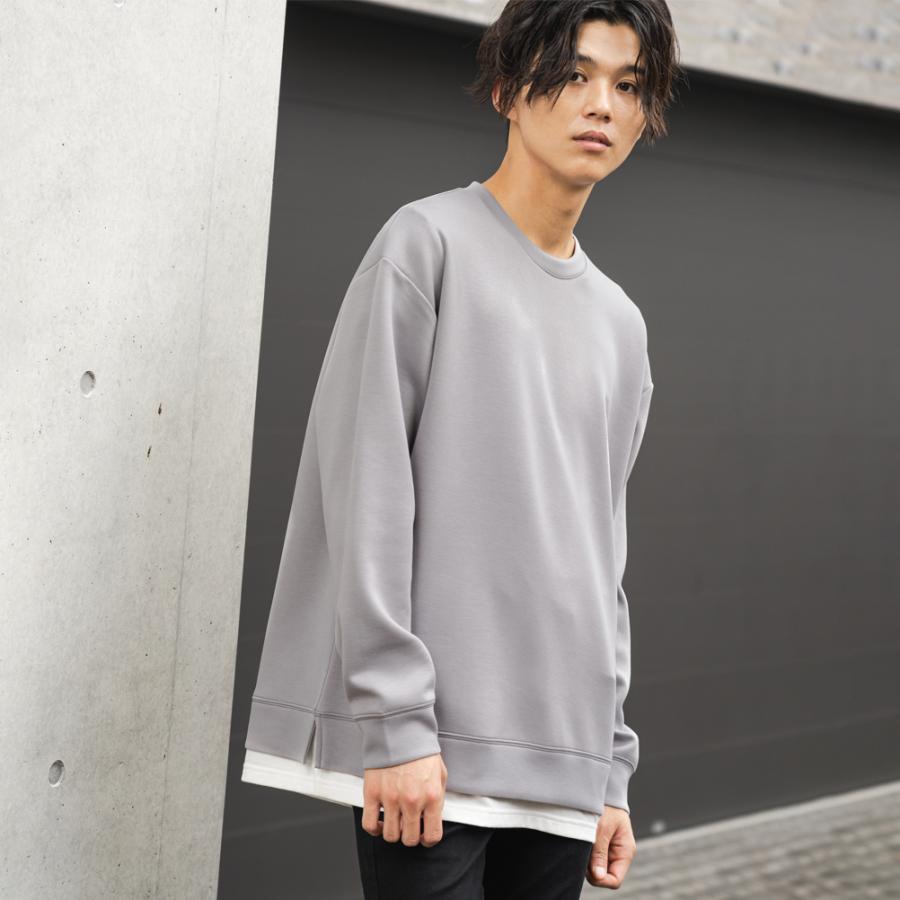その他ブランド / CALIFORNIA RANCHWEAR/長袖シャツ/17/--/GRY/無地 URBAN COLLECTION（アーバンコレクション） 長袖Tシャツ メンズ ポンチ