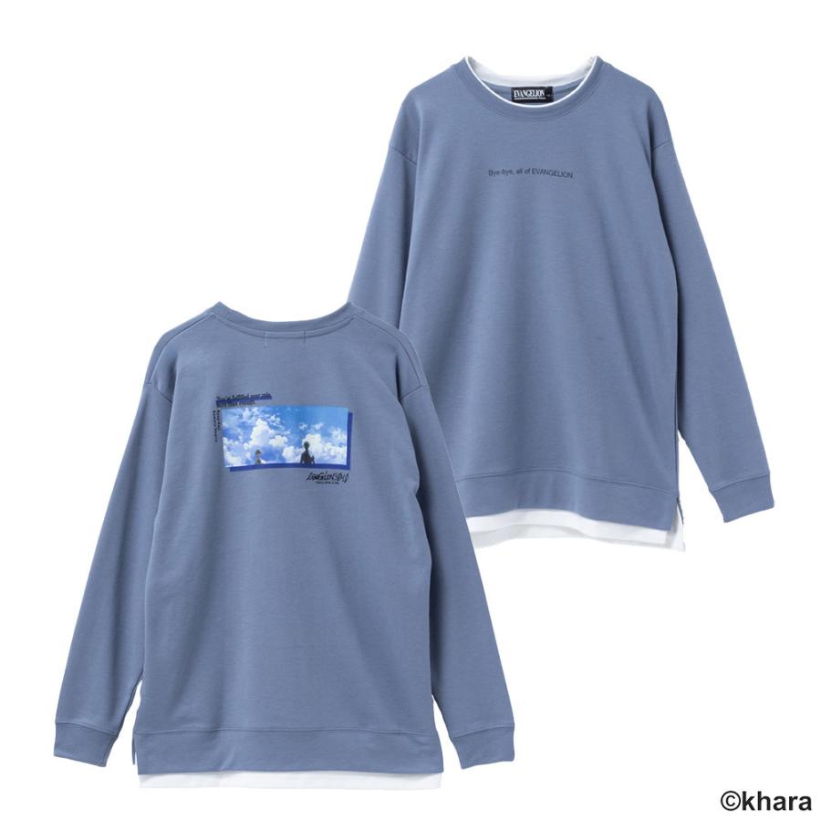 EVANGELION エヴァンゲリオン 長袖Tシャツ ロンT メンズ ポンチ素材 プリント カットソー トップス｜machouse｜09