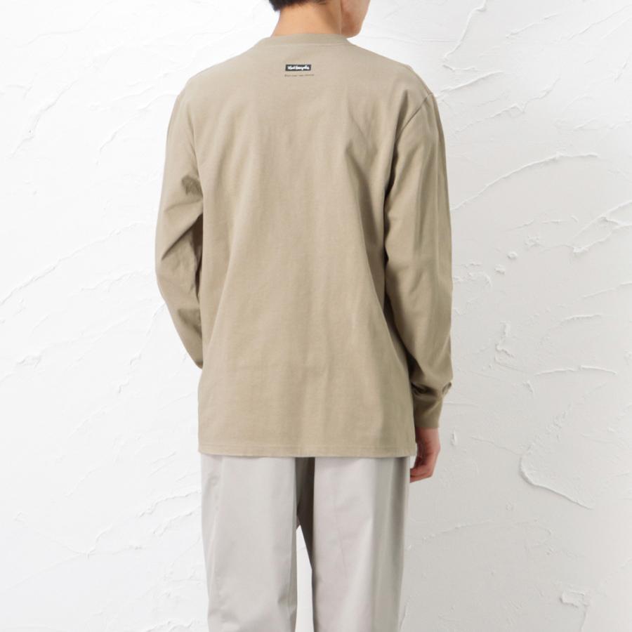 Mark Gonzales 長袖Tシャツ メンズ 綿100% 袖口リブ プリント