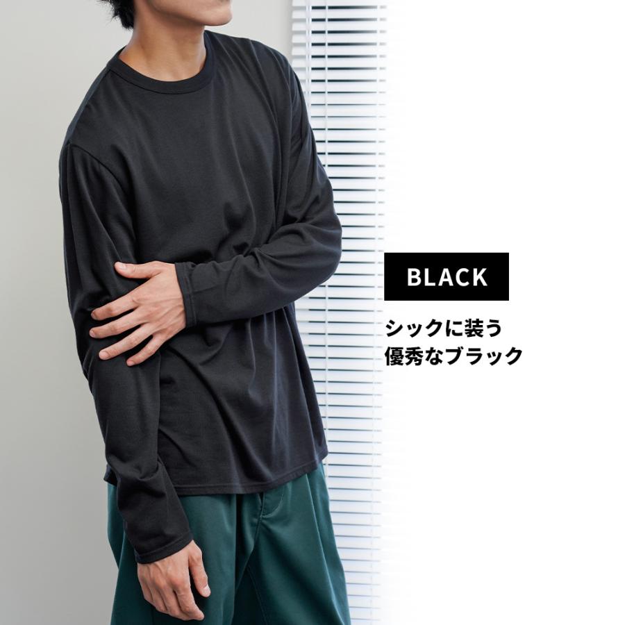 NAVY 長袖Tシャツ 大きいサイズ メンズ カラバリ豊富 無地 クルー